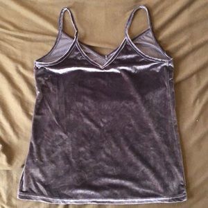 Velvet tank top